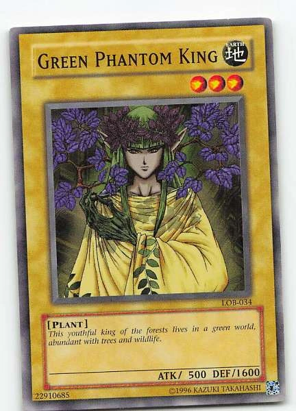 Green Phantom King - Legend of Blue Eyes White Dragon #LOB-034