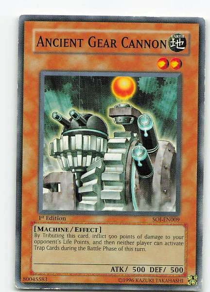 Ancient Gear Cannon - Shadow of Infinity #SOI-EN009