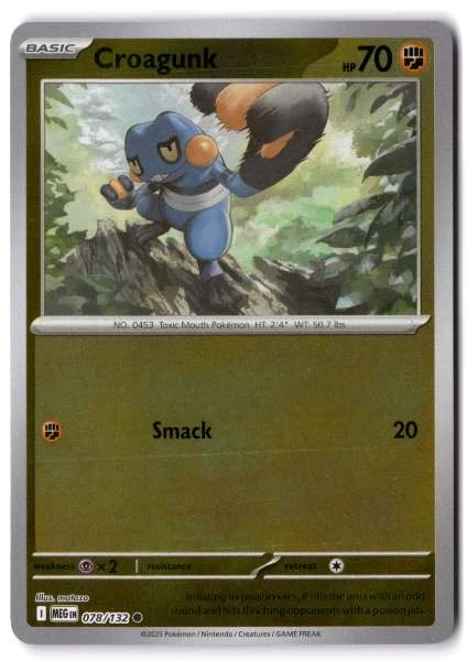 Croagunk - Mega Evolution #078/132