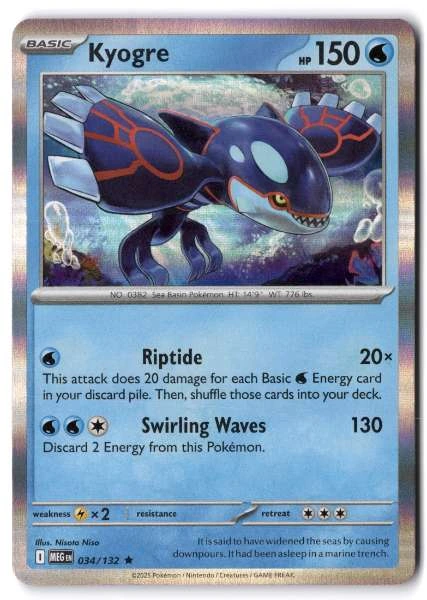 Kyogre - Knockout Collection #034/132