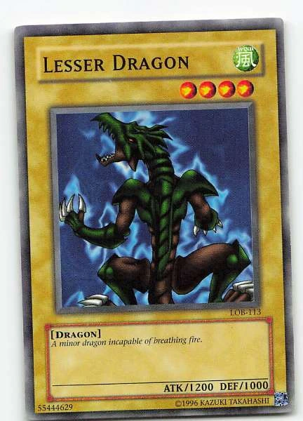 Lesser Dragon - Legend of Blue Eyes White Dragon #113