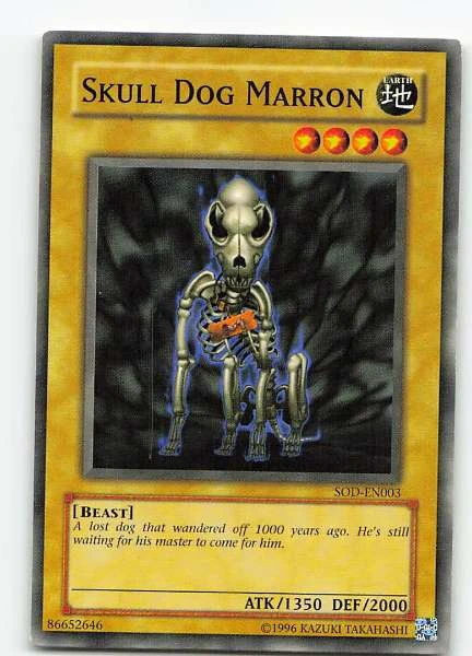 Skull Dog Marron - Soul of the Duelist #SOD-EN003