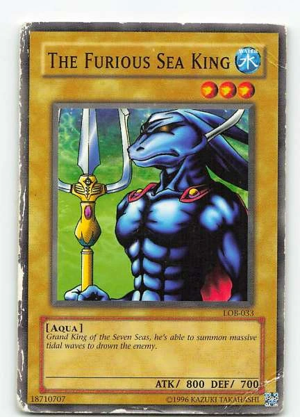 The Furious Sea King - Legend of Blue Eyes White Dragon #LOB-033