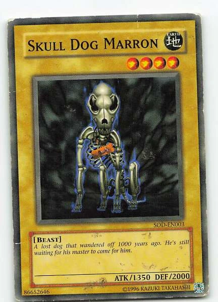 Skull Dog Marron - Soul of the Duelist #SOD-EN003