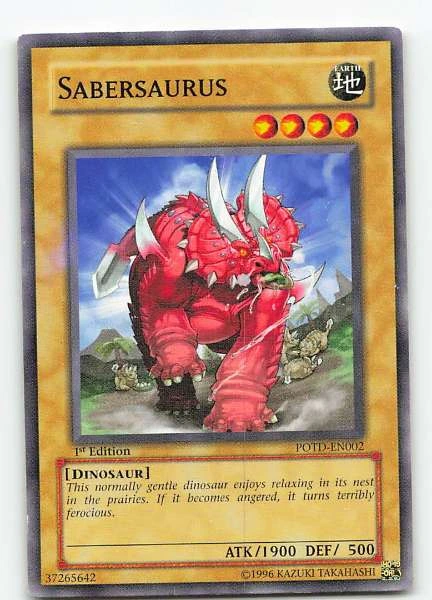 Sabersaurus - Power of the Duelist #POTD-EN002