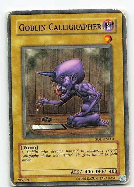 Goblin Calligrapher - Soul of the Duelist #SOD-EN004