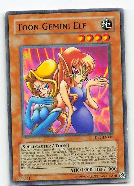 Toon Gemini Elf - Dark Beginning 2 #DB2-EN119