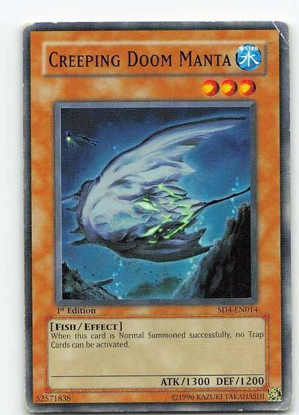 Creeping Doom Manta - Structure Deck: Fury from the Deep #SD4-EN014