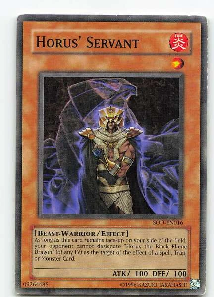 Horus' Servant - Soul of the Duelist #SOD-EN016