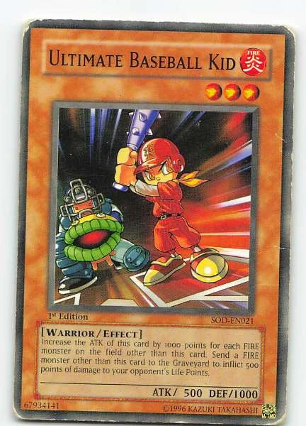 Ultimate Baseball Kid - Soul of the Duelist #SOD-EN021