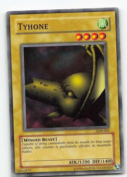 Tyhone - The Legend of Blue Eyes White Dragon #LOB-063