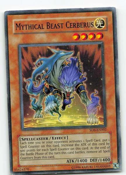 Mythical Beast Cerberus - Structure Deck: Spellcaster's Judgment #SD6-EN002