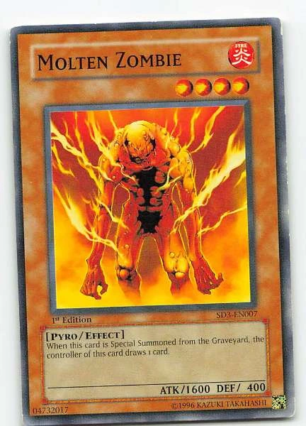 Molten Zombie - Structure Deck: Blaze of Destruction #SD3-EN007