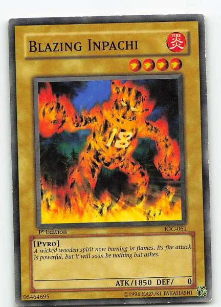 Blazing Inpachi - Invasion of Chaos #IOC-061