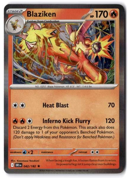 Blaziken - Destined Rivals #042/182