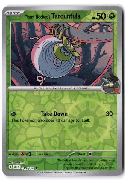Team Rocket's Tarountula - Destined Rivals #019/182