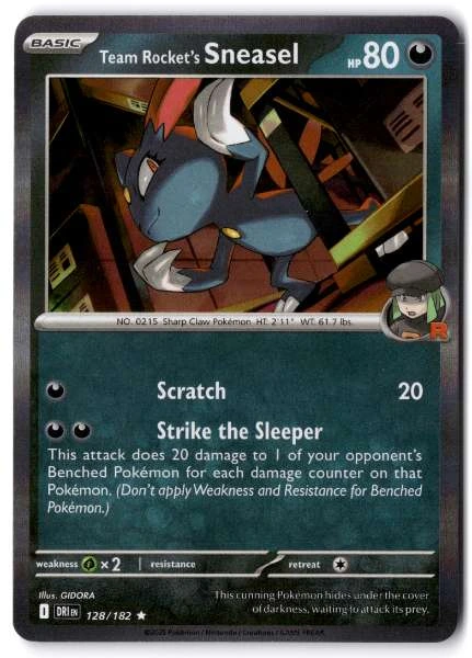 Team Rocket's Sneasel - Destined Rivals #128/182