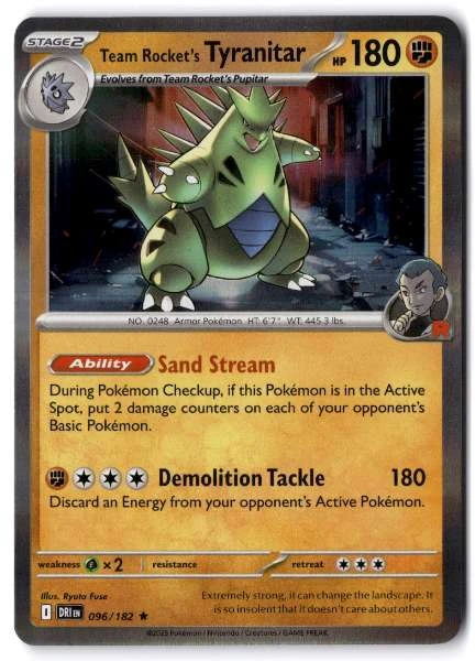 Team Rocket's Tyranitar - Destined Rivals #096/182