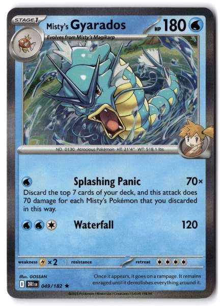 Misty's Gyarados - Destined Rivals #049/182