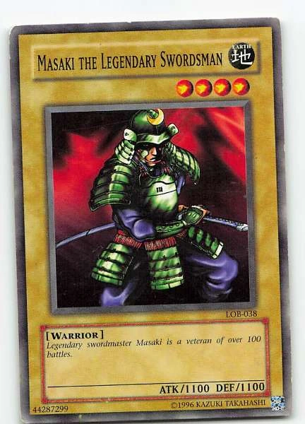 Masaki the Legendary Swordsman - Legend of Blue Eyes White Dragon #LOB-038