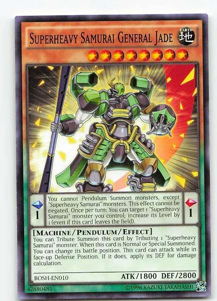 Superheavy Samurai General Jade - Breakers of Shadow #BOSH-EN010