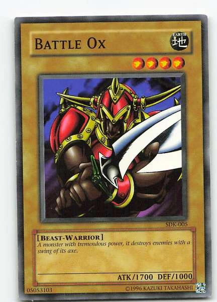 Battle Ox - Starter Deck: Kaiba #SDK-005
