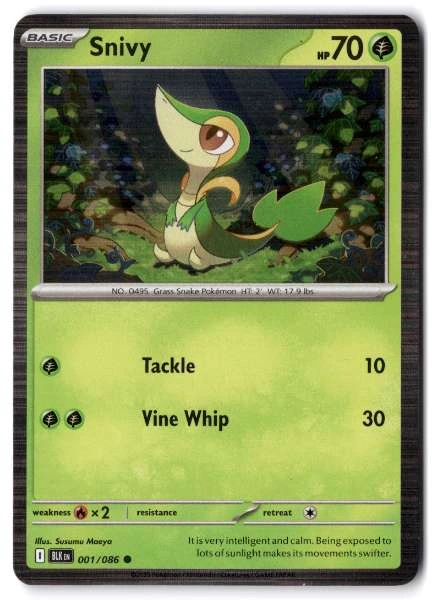 Snivy - Black Bolt #001/086