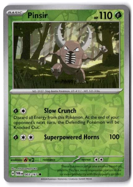 Pinsir - Twilight Masquerade #003/167
