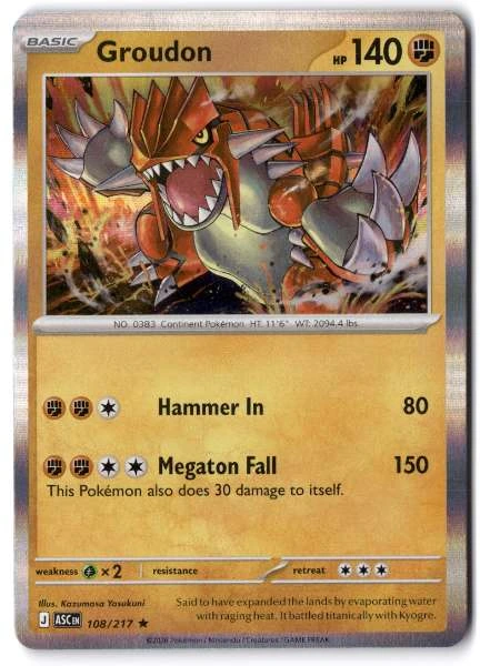 Groudon - Ascended Heroes #108/217