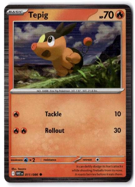 Tepig - White Flare #011/086