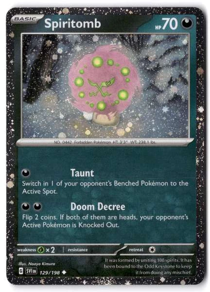 Spiritomb - Scarlet & Violet #129/198