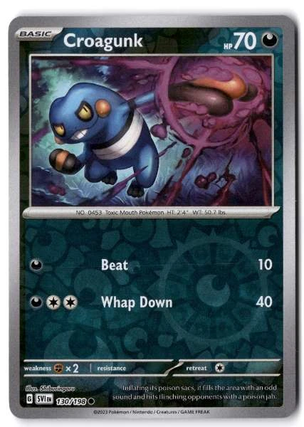 Croagunk - Scarlet & Violet #130/198