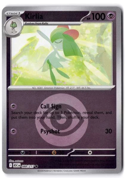 Kirlia - Ascended Heroes #088/217