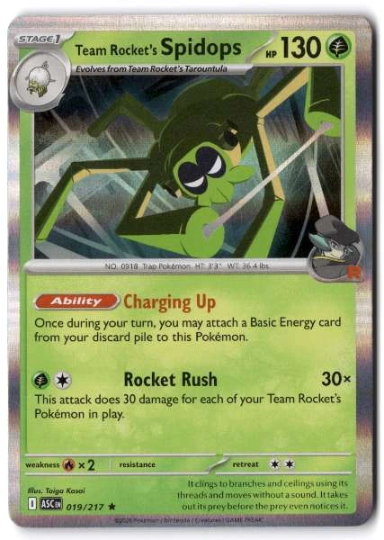 Team Rocket's Spidops - Ascended Heroes #019/217