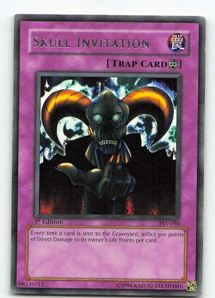 Skull Invitation - Pharaoh's Servant #PSV-056