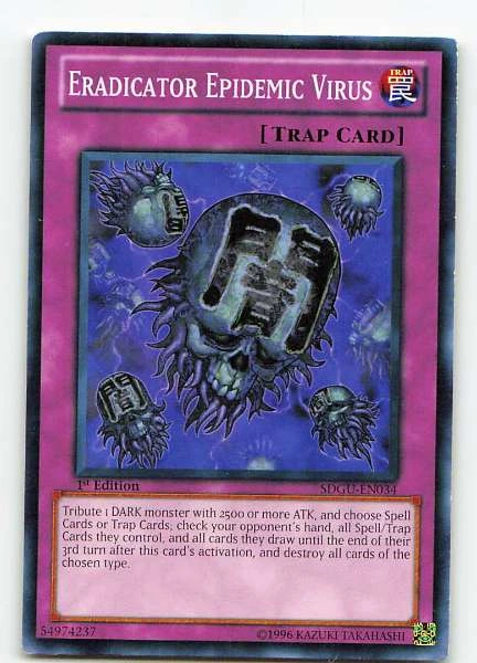 Eradicator Epidemic Virus - Structure Deck: Gates of the Underworld #SDGU-EN034