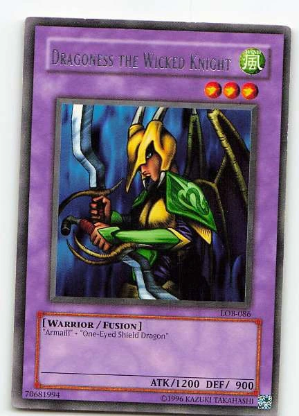 Dragoness the Wicked Knight - Legend of Blue Eyes White Dragon #LOB-086