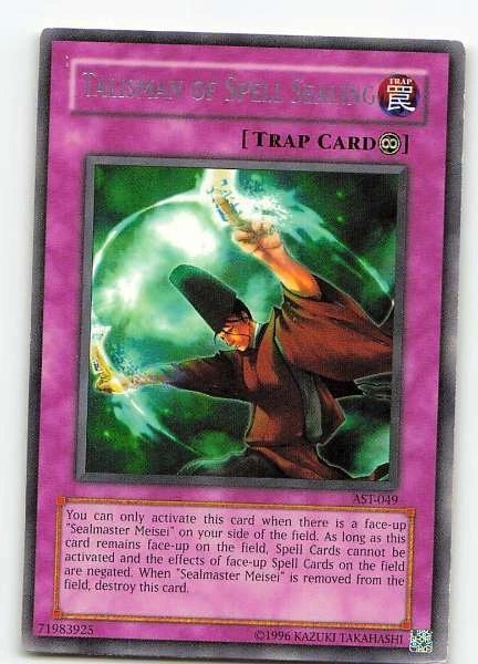 Talisman of Spell Sealing - Ancient Sanctuary #AST-049