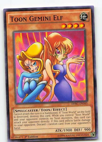 Toon Gemini Elf - Duelist Pack: Battle City #DPBC-EN045