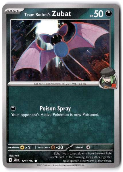 Team Rocket's Zubat - Destined Rivals #120/182