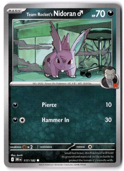 Team Rocket's Nidoran ♂ - Destined Rivals #117/182
