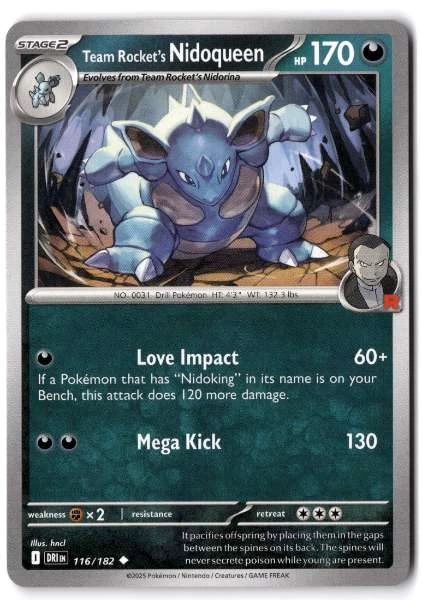 Team Rocket's Nidoqueen - Destined Rivals #116/182