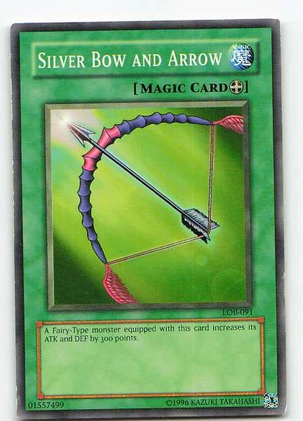 Silver Bow and Arrow - Legend of Blue Eyes White Dragon #LOB-091