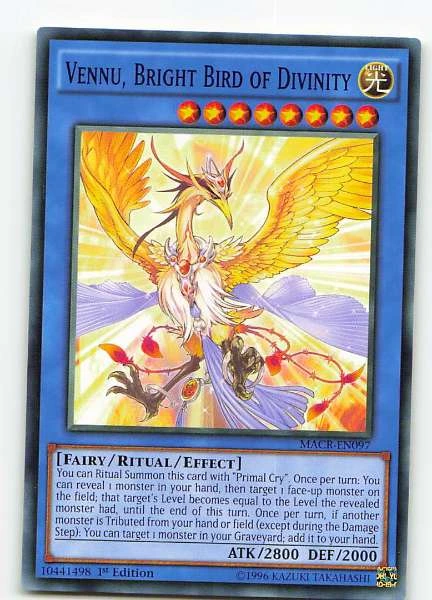 Vennu, Bright Bird of Divinity - Maximum Crisis #MACR-EN097