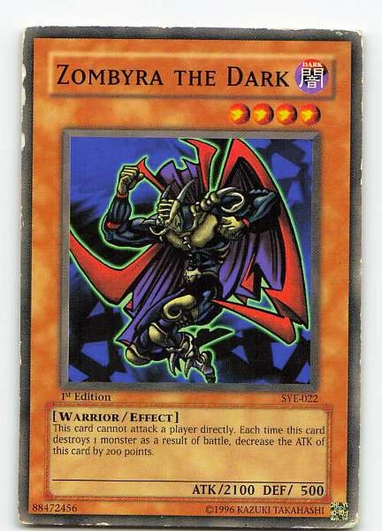 Zombyra the Dark - Starter Deck: Yugi Evolution #SYE-022