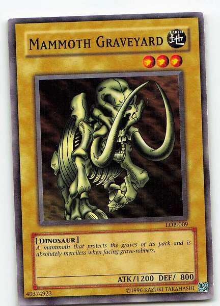 Mammoth Graveyard - Legend of Blue Eyes White Dragon #LOB-009