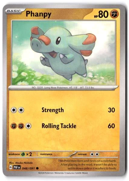 Phanpy - Paldean Fates #048/091