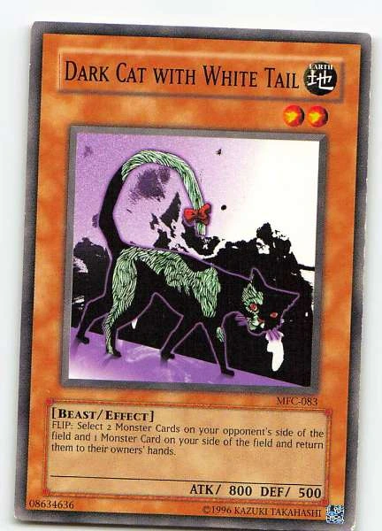 Dark Cat with White Tail - Magician's Force #MFC-083