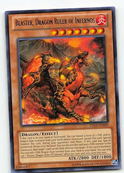 Blaster, Dragon Ruler of Infernos - Lord of the Tachyon Galaxy #LTGY-EN040