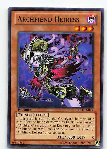 Archfiend Heiress - Judgment of the Light #JOTL-EN029
